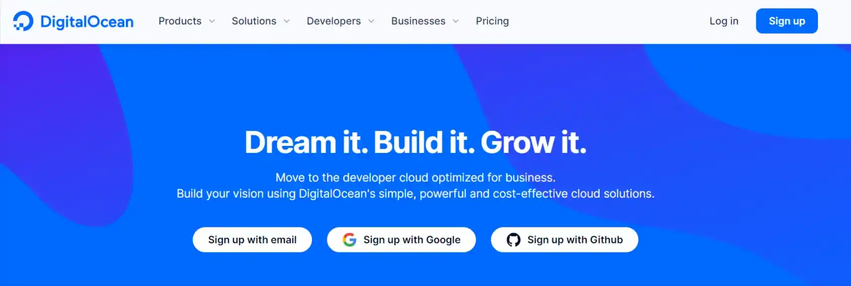 cloud service provider DigitalOcean