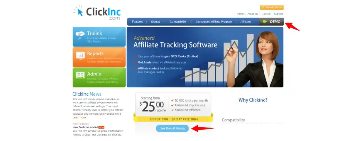 clickinc affiliate tracking software clickinc affiliate tracking software