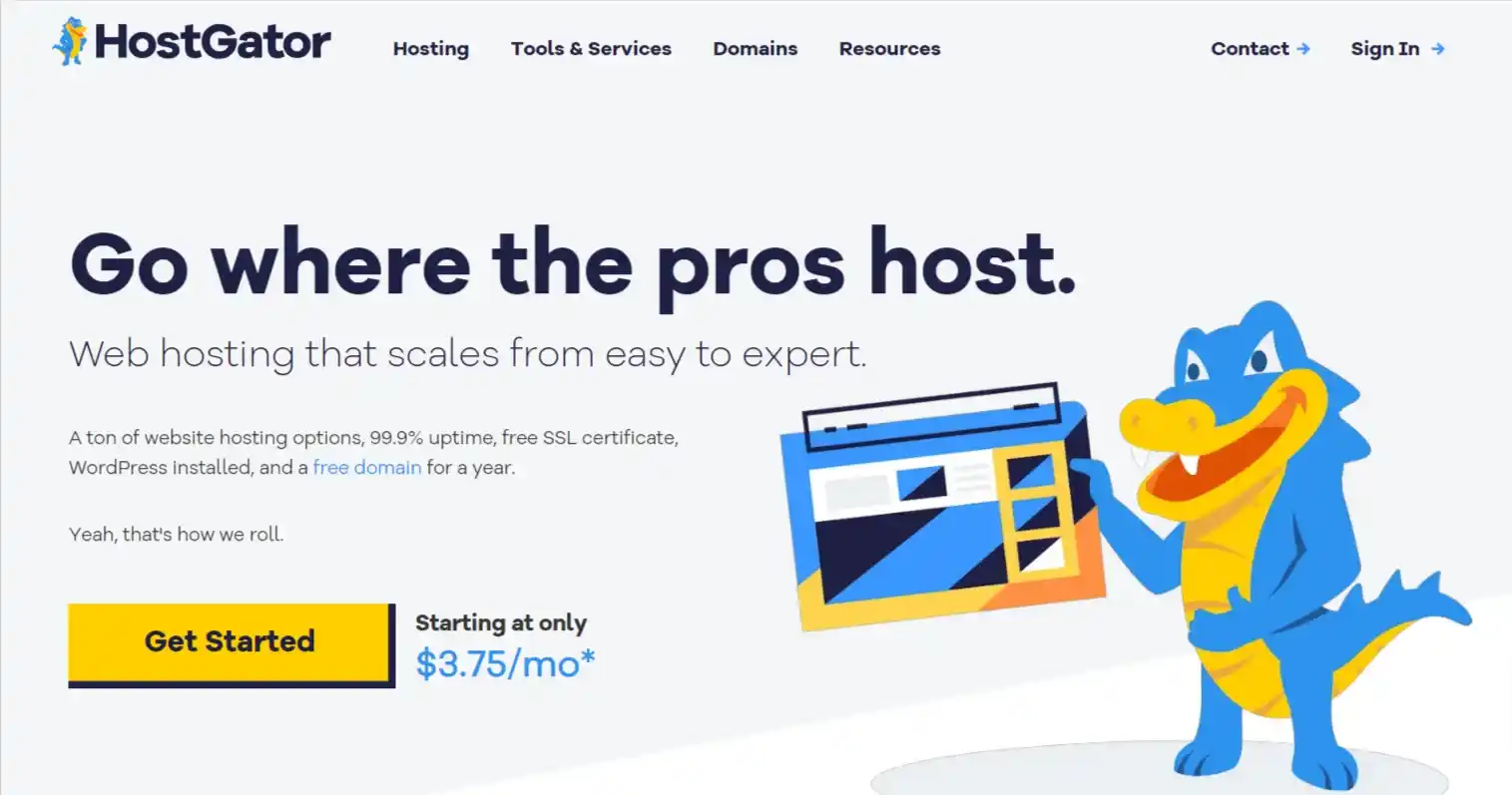 web hosting provider HostGator